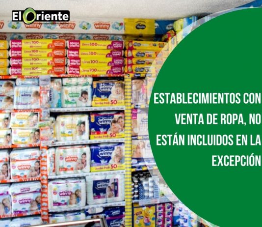 Comercios de productos de aseo y alimentos para bebés puede abrir en La Ceja