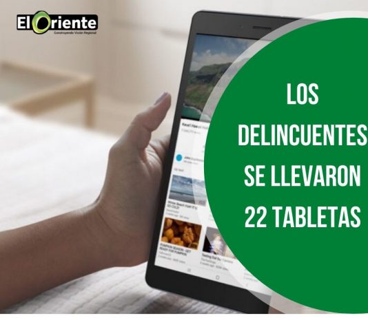 Reportan robo de equipos de Institución Educativa en San rafael