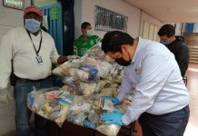 Entrega de paquetes nutricionales en Rionegro