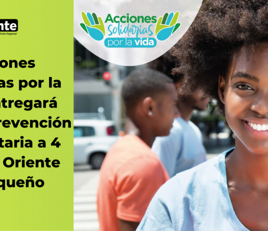 Acciones Solidarias por la Vida entregará kits de prevención comunitaria a 4 JAC del Oriente antioqueño