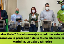 “Déjalos Volar” fue el mensaje con el que este año se promovió la protección de la fauna silvestre en Marinilla, La Ceja y El Retiro