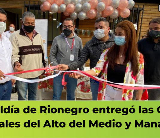 La Alcaldía de Rionegro entregó las Casetas Comunales del Alto del Medio y Manantiales