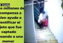 Ocho millones de pesos de recompensa a quien ayude a identificar el sujeto que fue grabado acosando a una menor en Marinilla