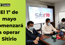 El 1º de mayo comenzará a operar Sitirio
