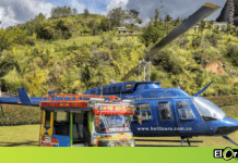 Suspenden vuelos de helicópteros en Guatapé