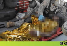 Otro indígena herido por artefacto explosivo improvisado fue evacuado por la Fuerza Aérea