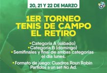 El Retiro: Realizarán primer torneo de Tenis de Campo