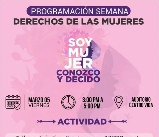 Conoce aquí la programación organizada por el mes de la Mujer en Guarne