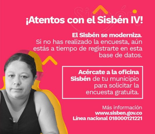 Rionegro: Sisbén IV se moderniza si no ha realizado la encuesta aún tiene tiempo
