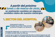 ¡Atentos! Consulta aquí los sentidos viales que cambiará en El Santuario