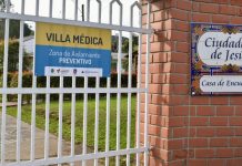 Zona de aislamiento para pacientes Covid en La Ceja