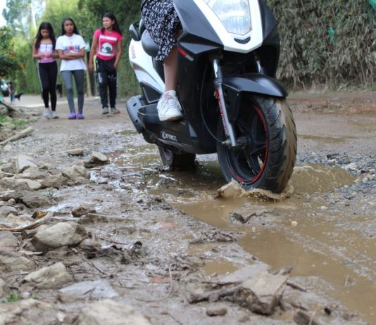 Quejas por mal estado de vía veredal en Marinilla