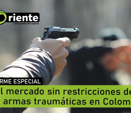El mercado sin restricciones de las armas traumáticas en Colombia