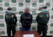 Dos integrantes de bandas delincuenciales fueron capturados en El Carmen de Viboral, uno poseía más de 200 dosis de estupefacientes