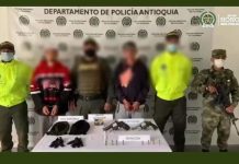 Dos delincuentes capturados en zona rural de Argelia