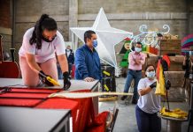 Por primera vez en la historia, Rionegro construye su alumbrado navideño con manos rionegreras