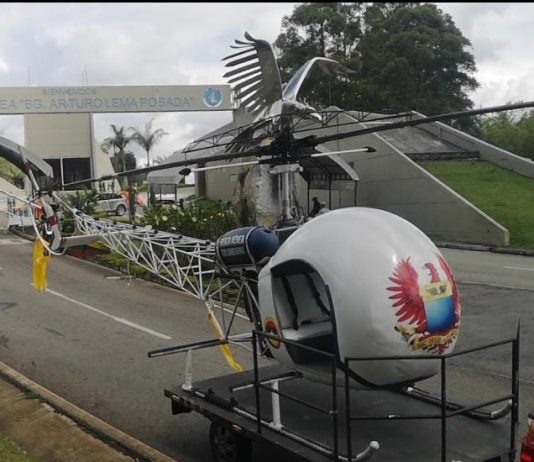 A El Carmen de Viboral llegaron aeronaves insignia de la Fuerza Aérea Colombiana