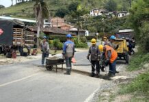 La Ceja mejora su malla vial: más de 70 puntos críticos intervenidos por Empresas Públicas