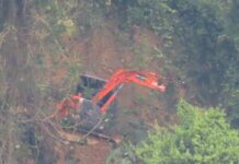 A pesar de los diálogos entre la comunidad y Cornare, las obras ilegales para abrir una vía en los Cañones de los Ríos Melcocho y Santo Domingo continúan