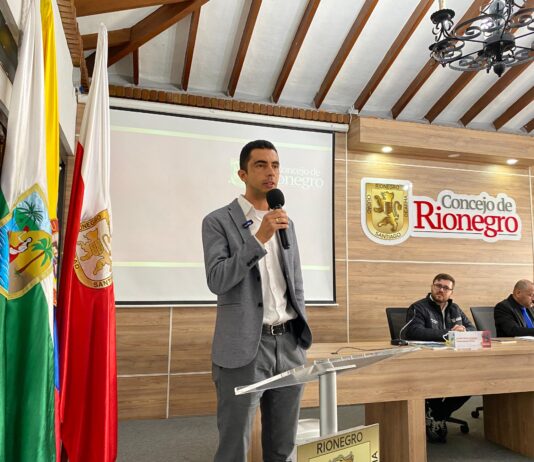 David Alejandro Ríos, nuevo secretario del Concejo Municipal de Rionegro