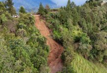 Abejorral habilita vías afectadas por derrumbes tras intensas lluvias