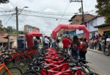 Rionegro amplía su red de bicicletas públicas con nueva estación en Quebrada Arriba
