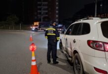 Rionegro refuerza controles de alcoholemia para prevenir accidentes viales
