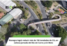 Rionegro logró reducir más de 150 toneladas de CO₂ en exitosa jornada del Día sin Carro y sin Moto