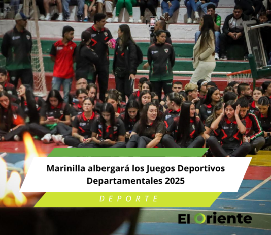 Marinilla albergará los Juegos Deportivos Departamentales 2025
