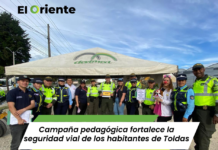 Campaña pedagógica fortalece la seguridad vial de los habitantes de Toldas