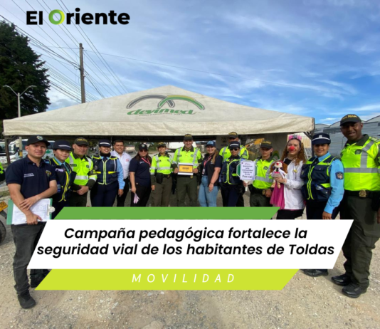Campaña pedagógica fortalece la seguridad vial de los habitantes de Toldas