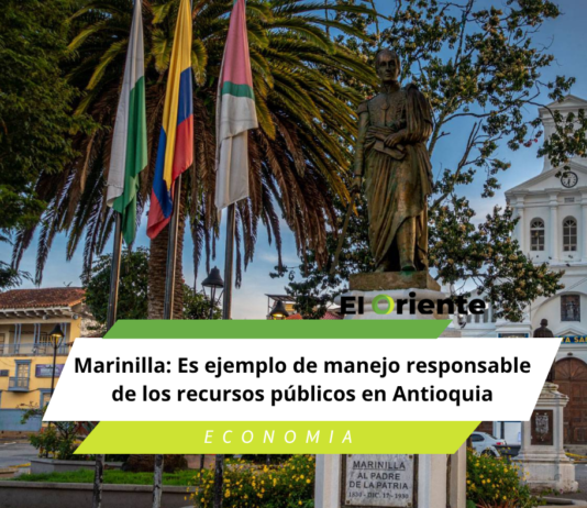Marinilla: Es ejemplo de manejo responsable de los recursos públicos en Antioquia