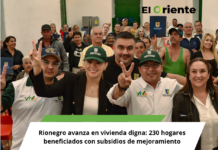 Rionegro avanza en vivienda digna: 230 hogares beneficiados con subsidios de mejoramiento