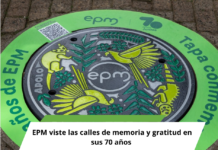 EPM viste las calles de memoria y gratitud en sus 70 años con arte urbano