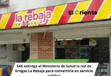 SAE entrega al Ministerio de Salud la red de Drogas La Rebaja para convertirla en servicio público