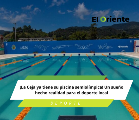 ¡La Ceja ya tiene su piscina semiolímpica! Un sueño hecho realidad para el deporte local