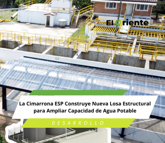 La Cimarrona ESP Construye Nueva Losa Estructural para Ampliar Capacidad de Agua Potable