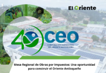 Mesa Regional de Obras por Impuestos: Una oportunidad para construir el Oriente Antioqueño