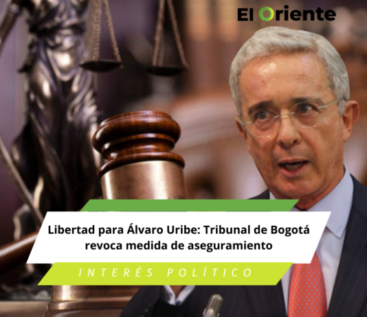 Libertad para Álvaro Uribe: Tribunal de Bogotá revoca medida de aseguramiento
