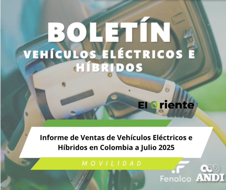 Informe de Ventas de Vehículos Eléctricos e Híbridos en Colombia a Julio 2025
