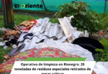 Operativo de limpieza en Rionegro: 20 toneladas de residuos especiales retirados de zonas críticas