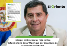 Interpol emite circular roja contra exfuncionario César Manrique por escándalo de corrupción en UNGRD