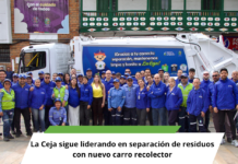 La Ceja sigue liderando en separación de residuos con nuevo carro recolector