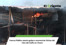 Golpe de $9.078 millones al Clan del Golfo: Fuerza Pública destruye 18 unidades de minería ilegal en Chocó