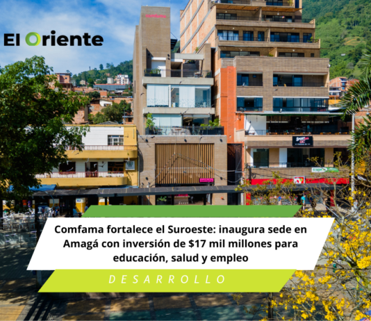 Comfama fortalece el Suroeste: inaugura sede en Amagá con inversión de $17 mil millones para educación, salud y empleo