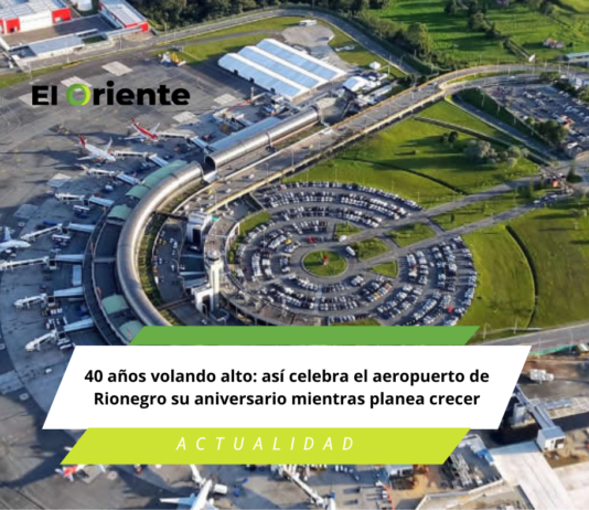 40 años volando alto: así celebra el aeropuerto de Rionegro su aniversario mientras planea crecer