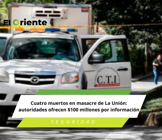 Cuatro muertos en masacre de La Unión: autoridades ofrecen $100 millones por información