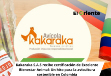 Kakaraka S.A.S recibe certificación de Excelente Bienestar Animal: Un hito para la avicultura sostenible en Colombia
