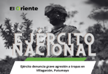 Ejército denuncia grave agresión a tropas en Villagarzón, Putumayo