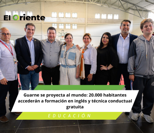 Guarne se proyecta al mundo: 20.000 habitantes accederán a formación en inglés y técnica conductual gratuita